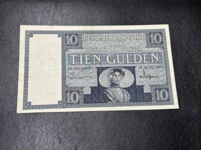 《外钞收藏家》第三百六十五期（连拍第二场） - 1924年荷兰10盾 品相如图