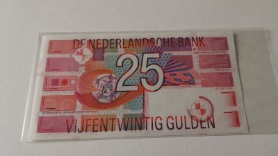零零发五月纸币拍卖 无佣金 - 荷兰25盾全新UNC