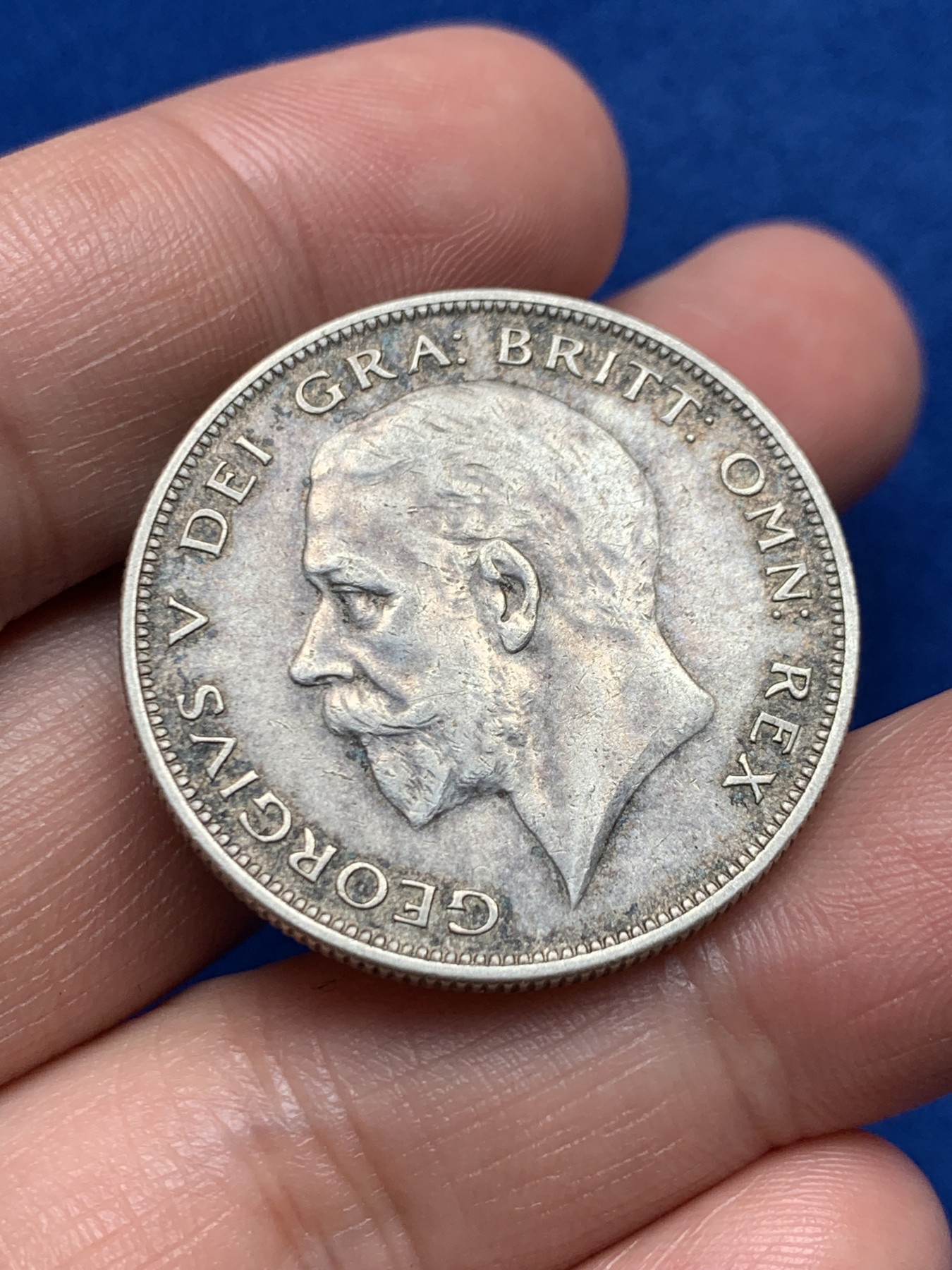 《竞宝斋》第263场-周日，周一 2场连拍 (全场包邮) 英国 1929年 乔五半克朗 银币