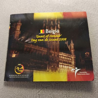 0起1加-纯粹捡漏拍-315银币套币场（五一低佣包邮特惠场） - 【稀少】比利时2008年独立版本官方欧元套币-量1000