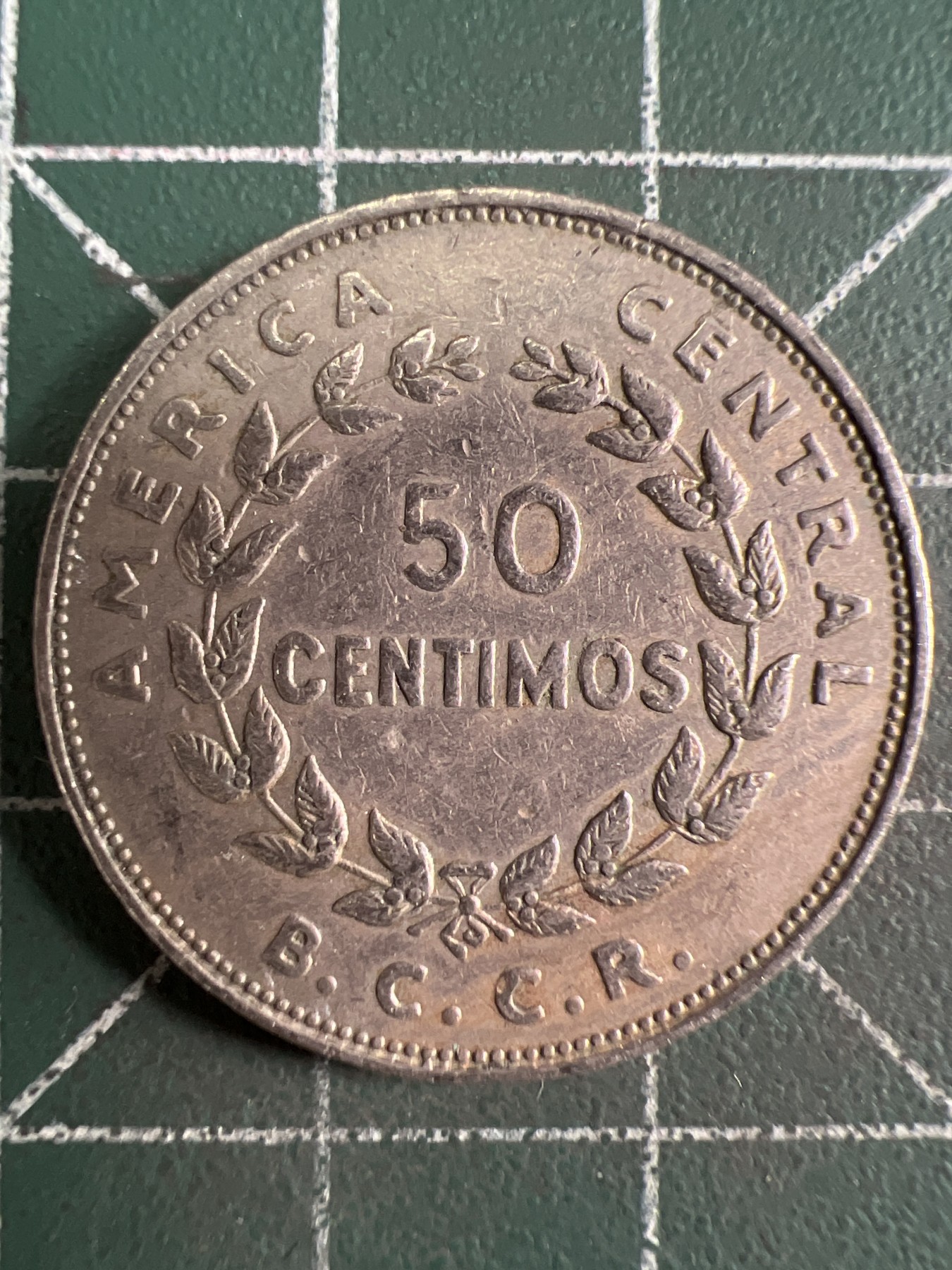 第591期 硬币专场 （无押金，捡漏，全场50包邮，偏远地区除外，接收代拍业务） 哥斯达黎加50分 1965年