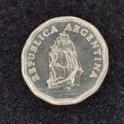 巴斯克收藏第259期 散币专场 5月7/8/9 号三场连拍 全场包邮 - 阿根廷 1961年 5比索镍钢合金币