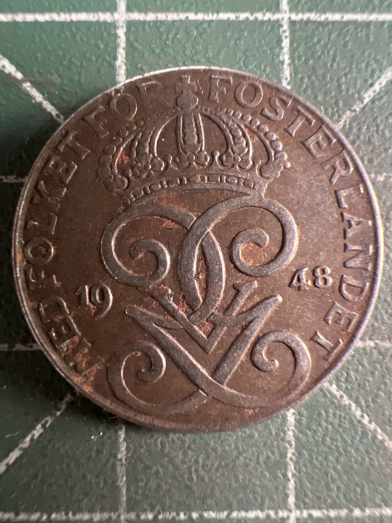 第667期 硬币专场 （无押金，捡漏，全场50包邮，偏远地区除外，接收代拍业务，本店十天发一次货） 瑞典2欧尔 铁币