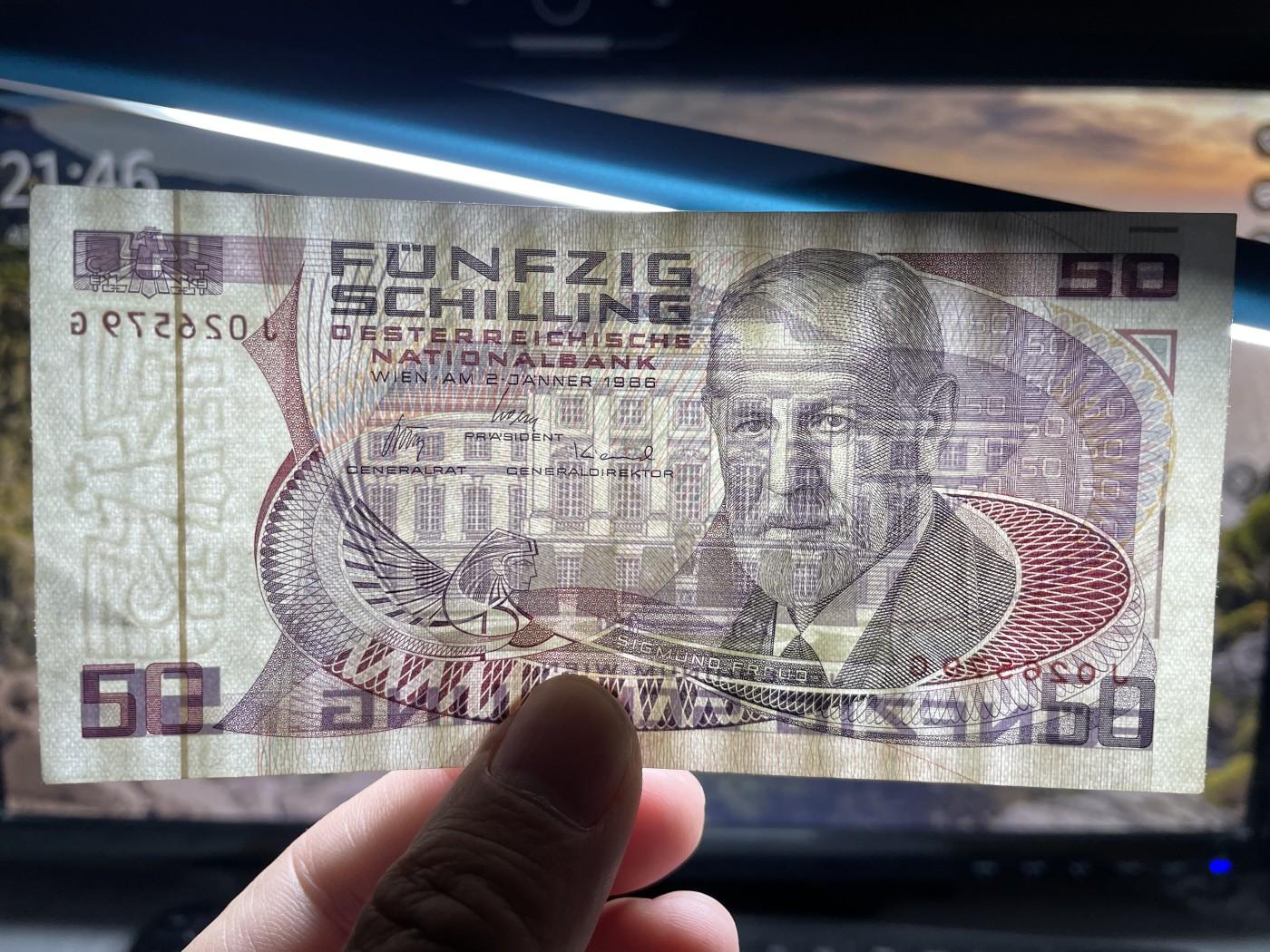 2024年集古藏今外币拍卖第五期-第10场—纸币场，本期拍完结算发货（总第50拍） 1986年奥地利50先令