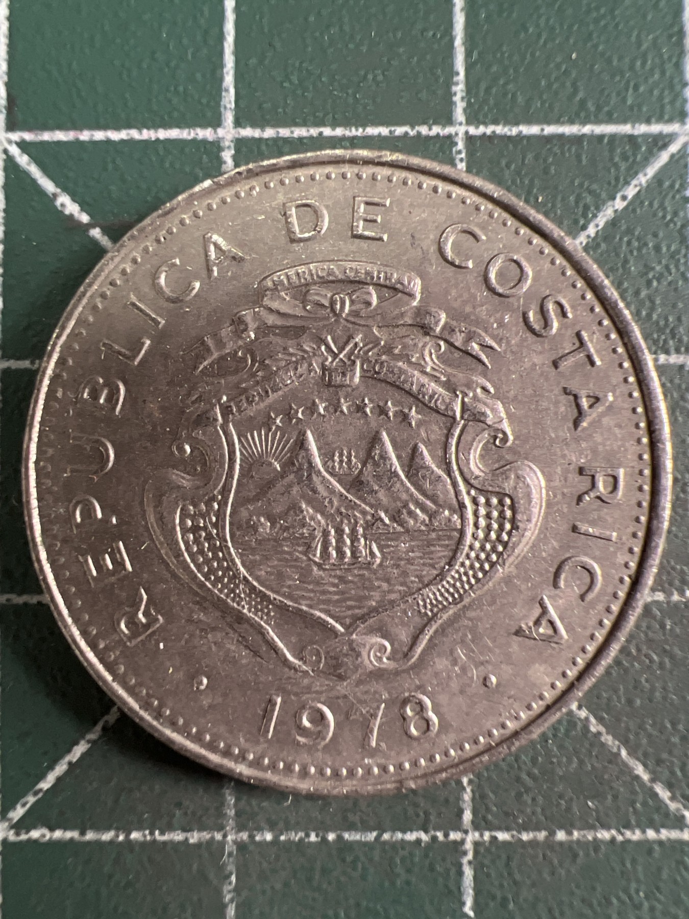 第589期 硬币专场 （无押金，捡漏，全场50包邮，偏远地区除外，接收代拍业务） 哥斯达黎加50分 1978年