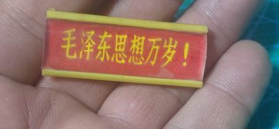 毛主席语录章、徽章 - 🔥🔥🔥🔥毛主席语录徽章一枚，，品相如图
