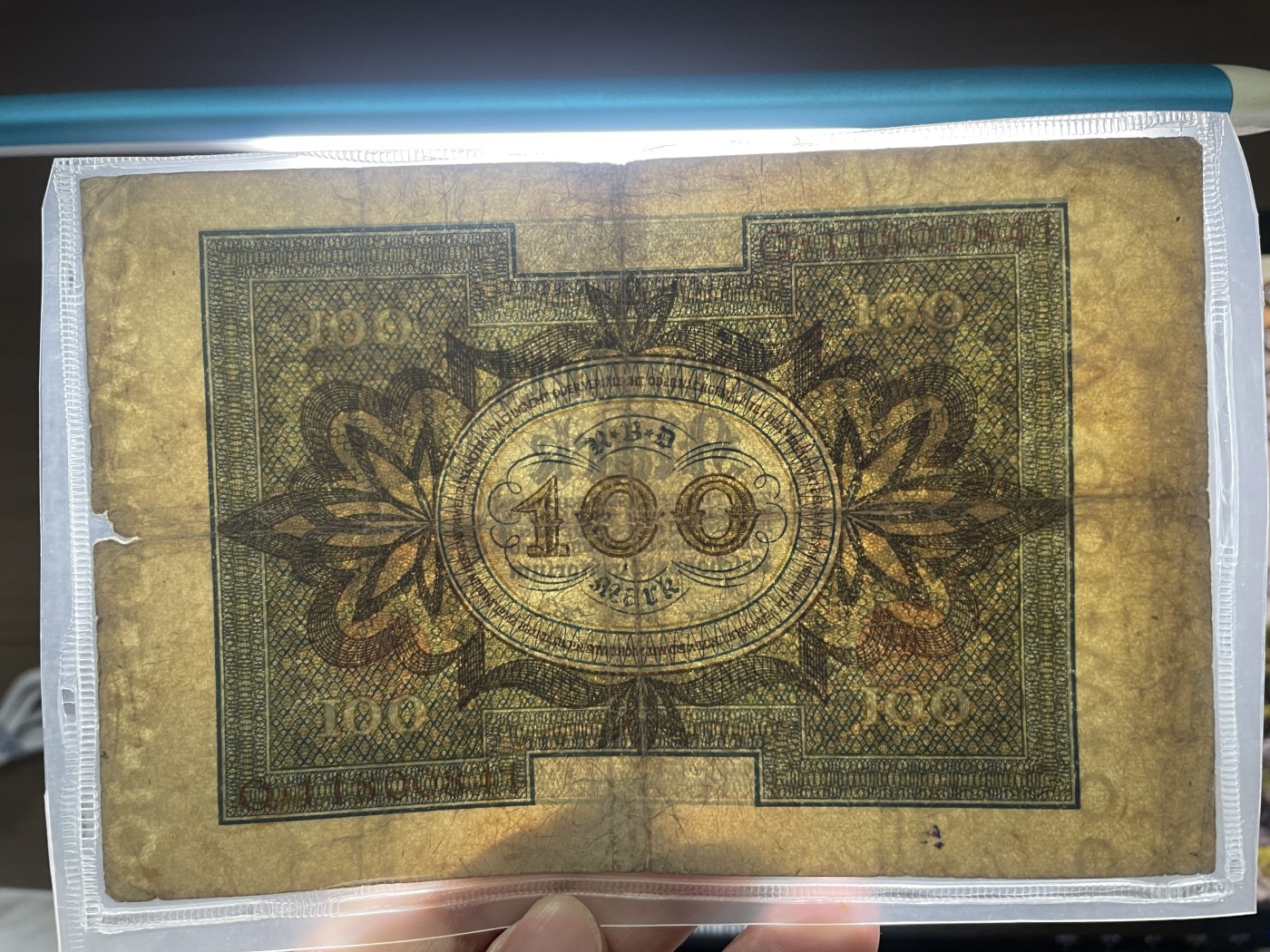 2024年集古藏今外币拍卖第五期-第10场—纸币场，本期拍完结算发货（总第50拍） 1920年德国100金马克