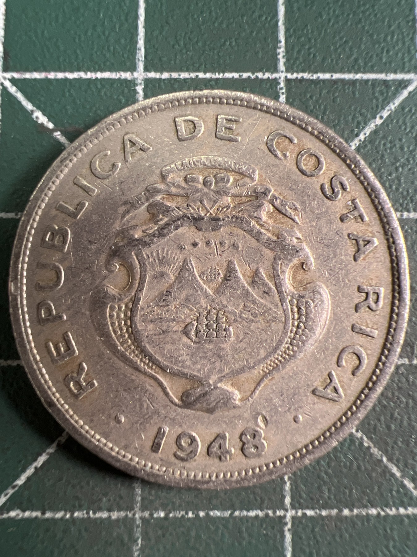 第592期 硬币专场 （无押金，捡漏，全场50包邮，偏远地区除外，接收代拍业务） 哥斯达黎加50分 1948年