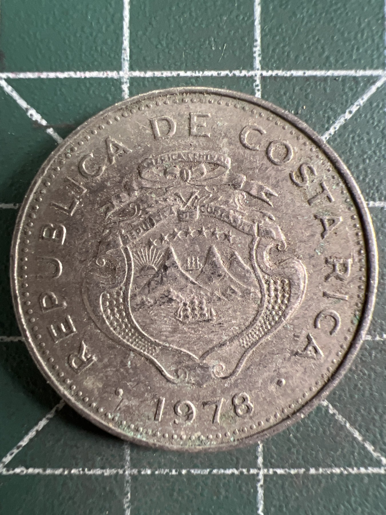 第590期 硬币专场 （无押金，捡漏，全场50包邮，偏远地区除外，接收代拍业务） 哥斯达黎加50分 1978年