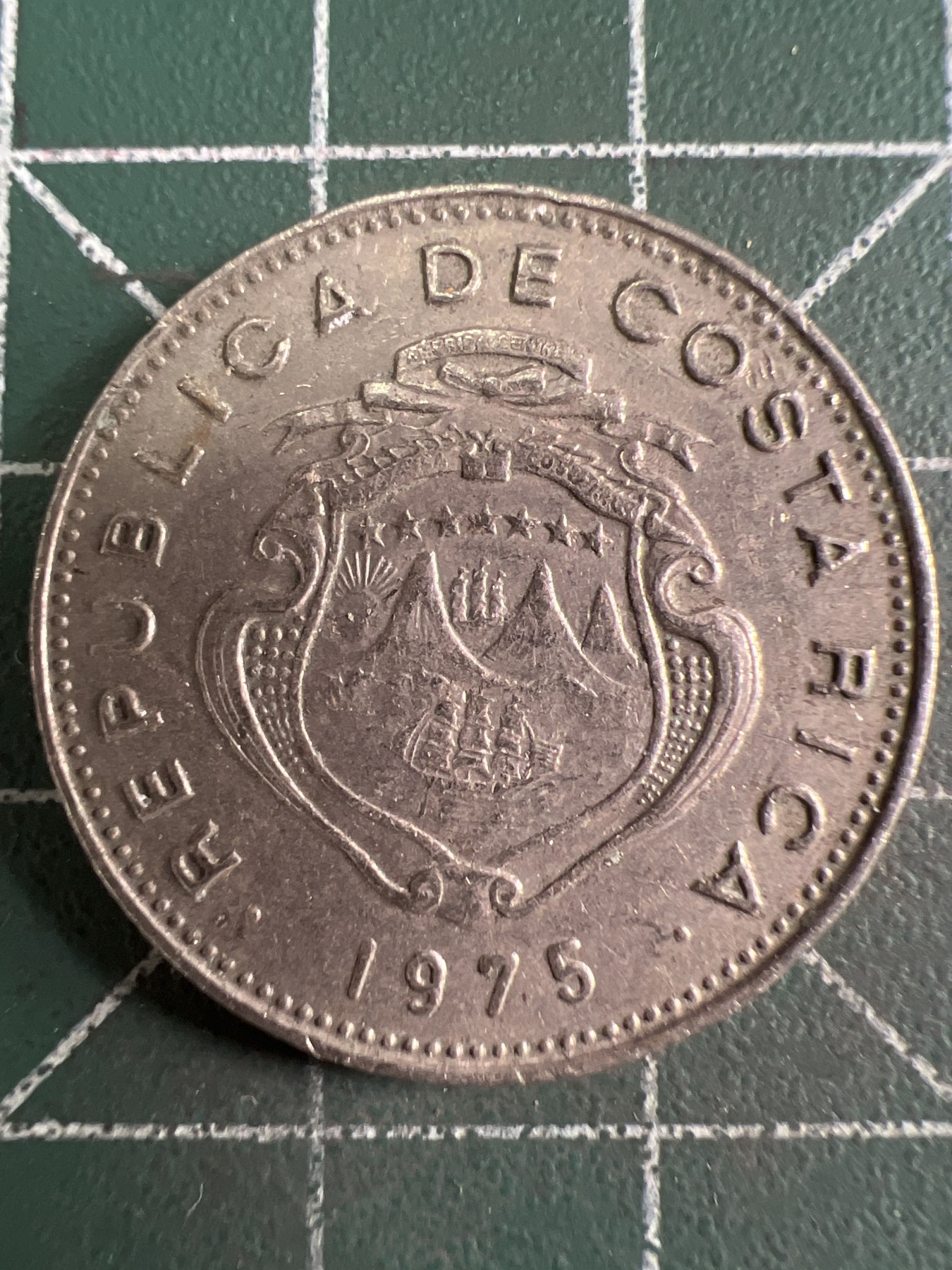 第663期 硬币专场 （无押金，捡漏，全场50包邮，偏远地区除外，接收代拍业务，本店十天发一次货） 哥斯达黎加50分 1975年