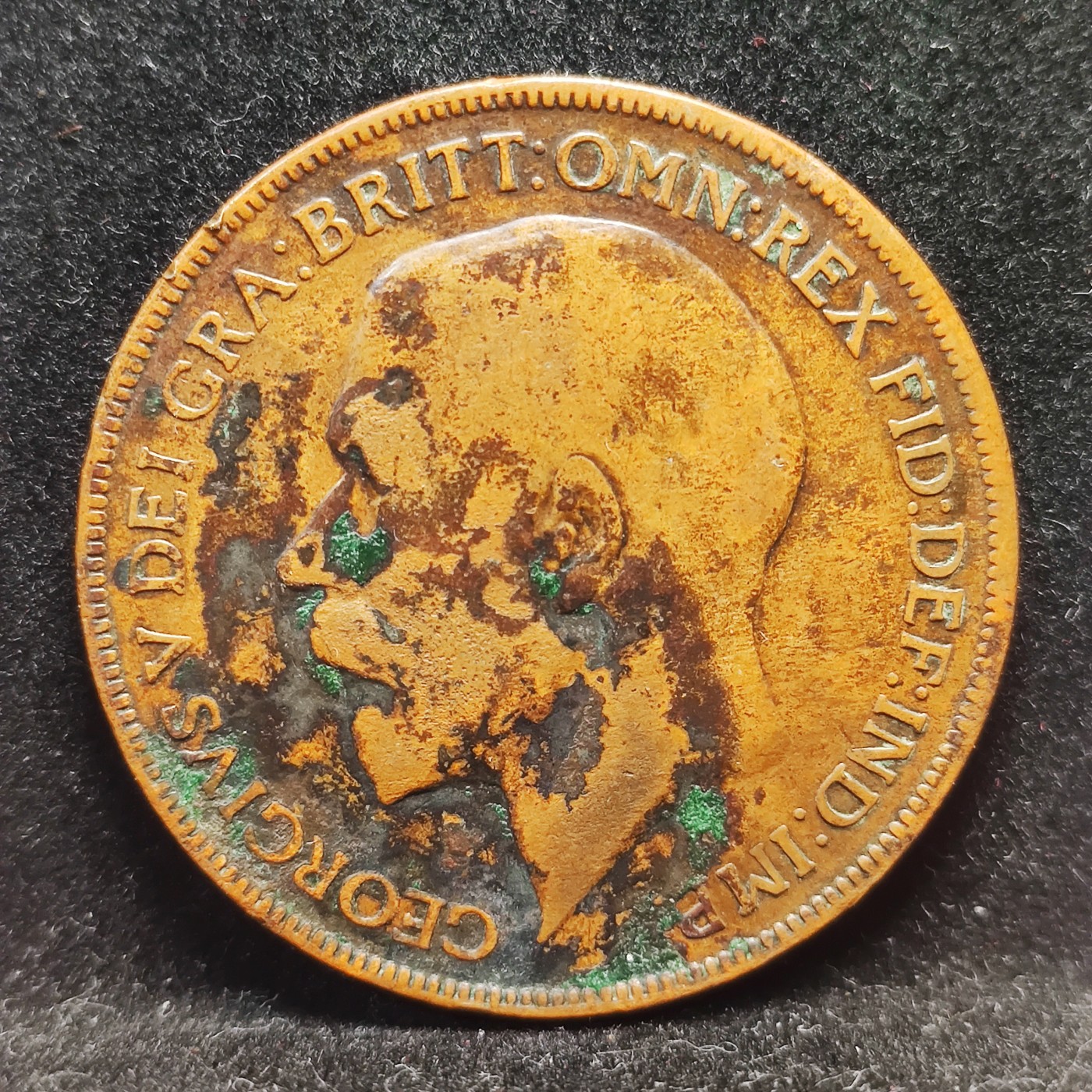 【城南旧事】世界钱币专场-五一精品场 英国1921年乔五一便士
