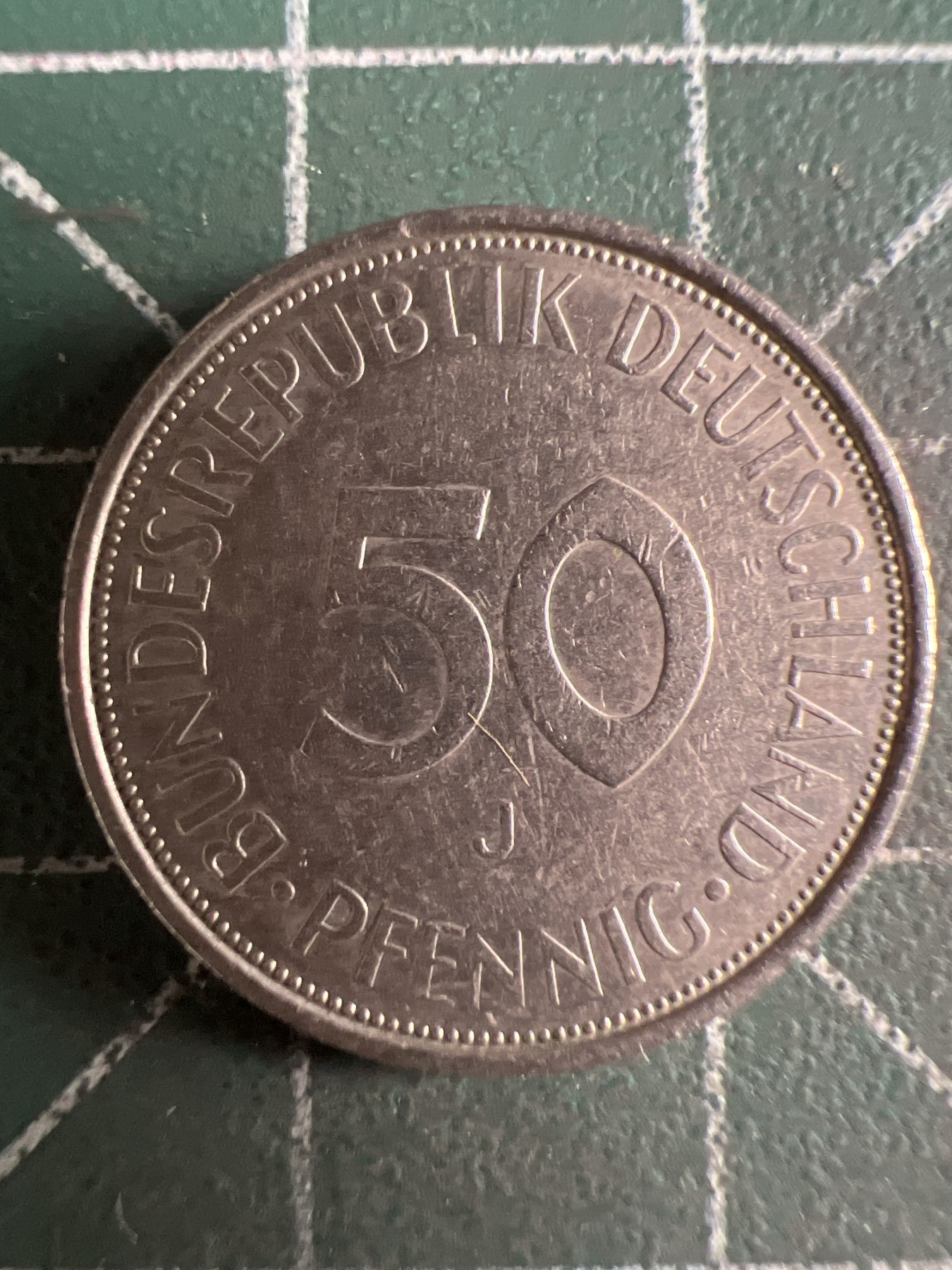 第589期 硬币专场 （无押金，捡漏，全场50包邮，偏远地区除外，接收代拍业务） 德国50分 J