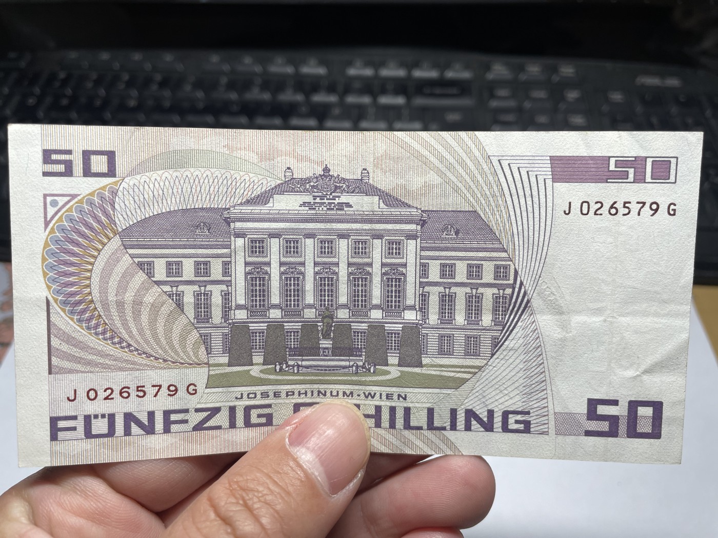 2024年集古藏今外币拍卖第五期-第10场—纸币场，本期拍完结算发货（总第50拍） 1986年奥地利50先令