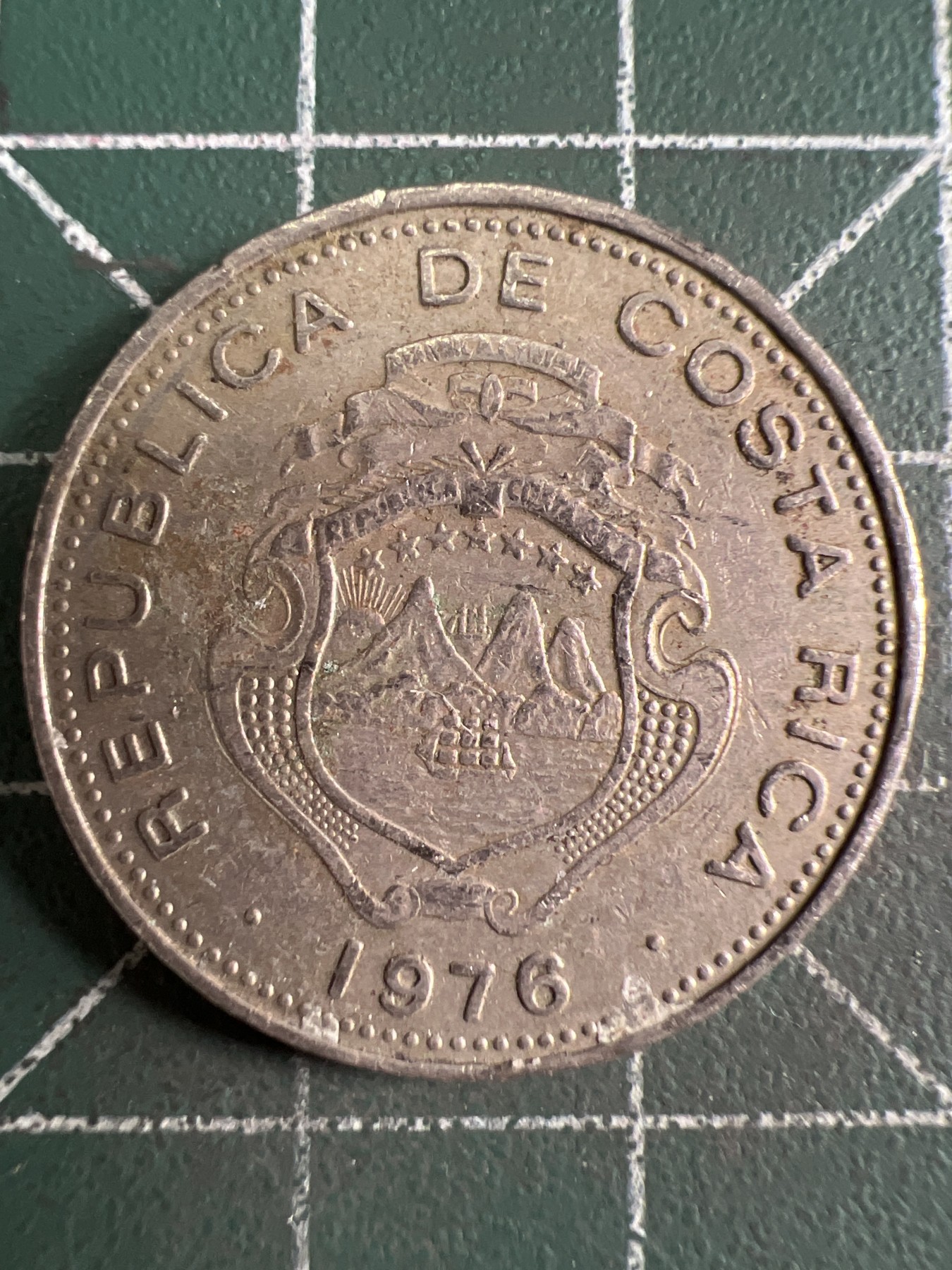 第592期 硬币专场 （无押金，捡漏，全场50包邮，偏远地区除外，接收代拍业务） 哥斯达黎加50分 1976年