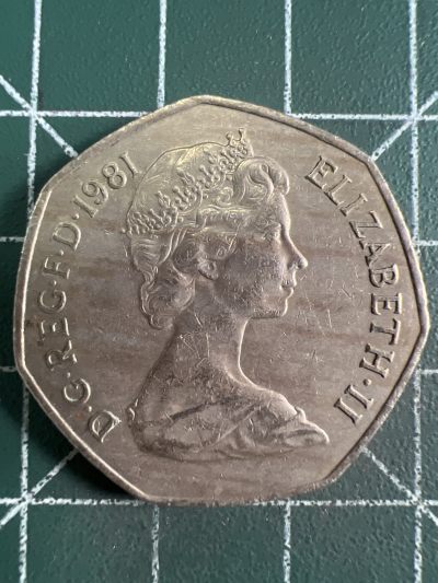 第592期 硬币专场 （无押金，捡漏，全场50包邮，偏远地区除外，接收代拍业务） - 英国50便士