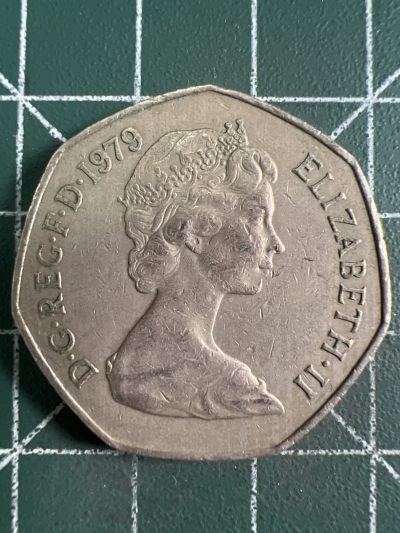 第591期 硬币专场 （无押金，捡漏，全场50包邮，偏远地区除外，接收代拍业务） - 英国50便士