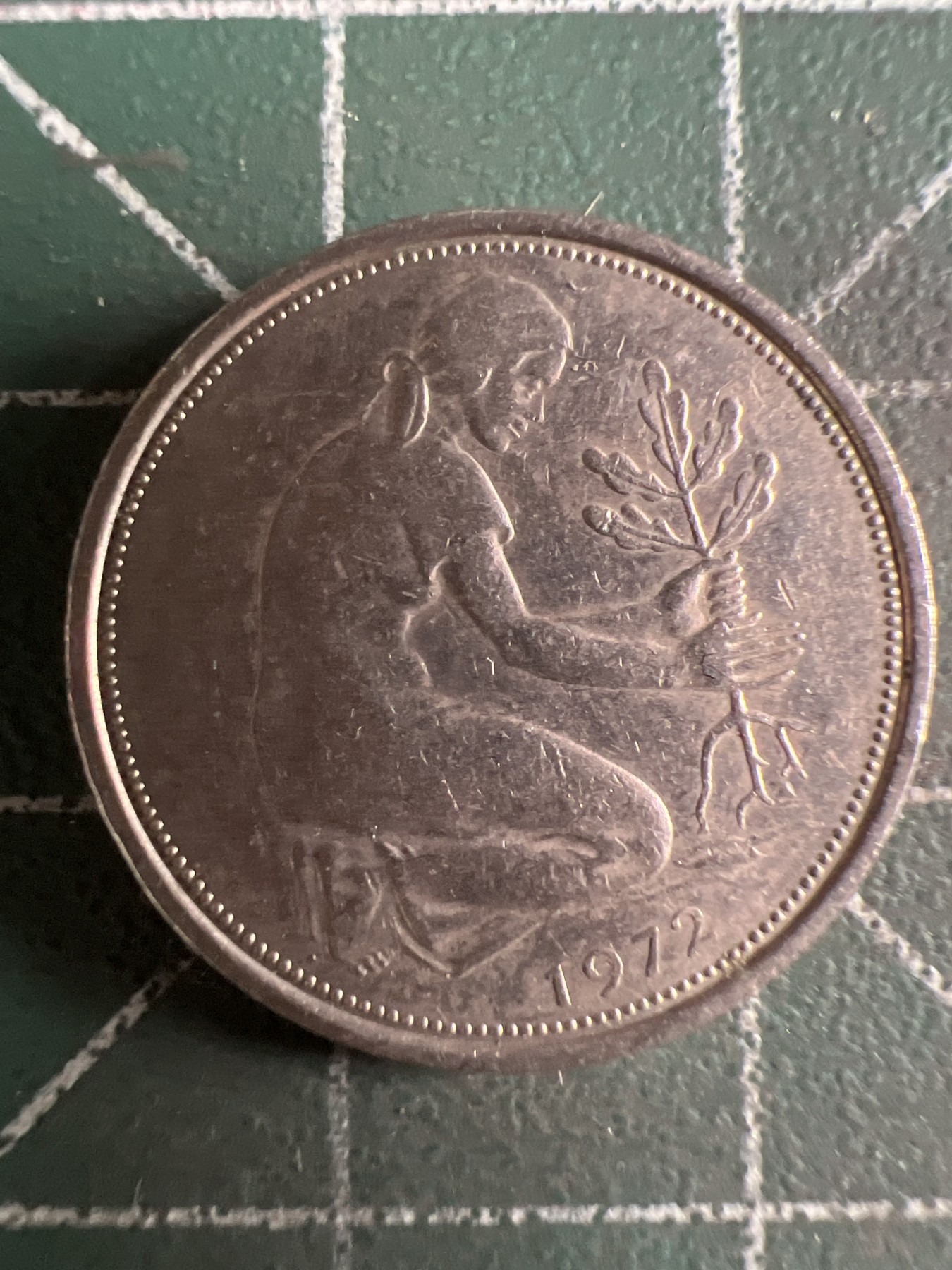 第589期 硬币专场 （无押金，捡漏，全场50包邮，偏远地区除外，接收代拍业务） 德国50分 J