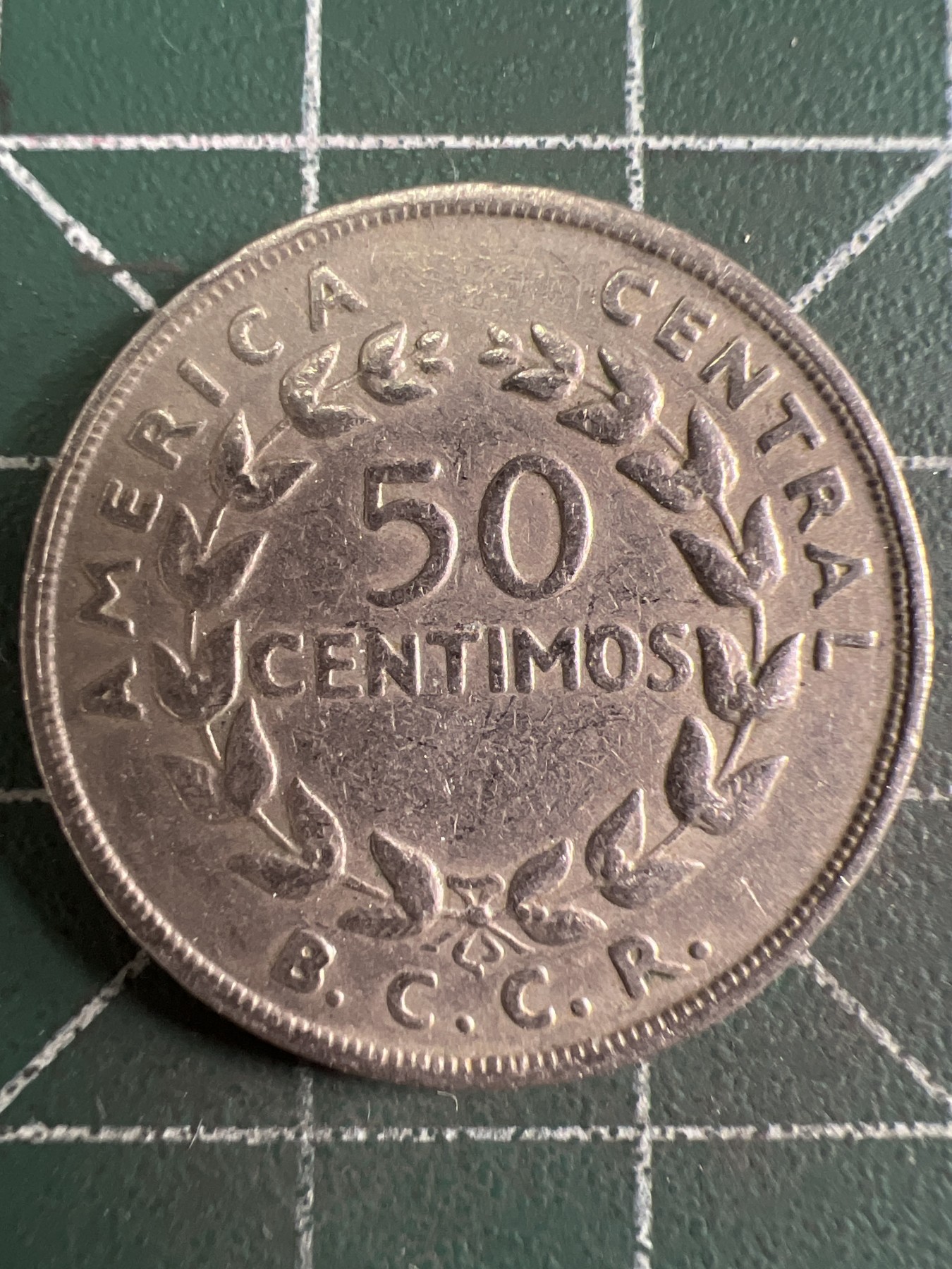 第608期 硬币专场 （无押金，捡漏，全场50包邮，偏远地区除外，接收代拍业务） 哥斯达黎加50分 1970年