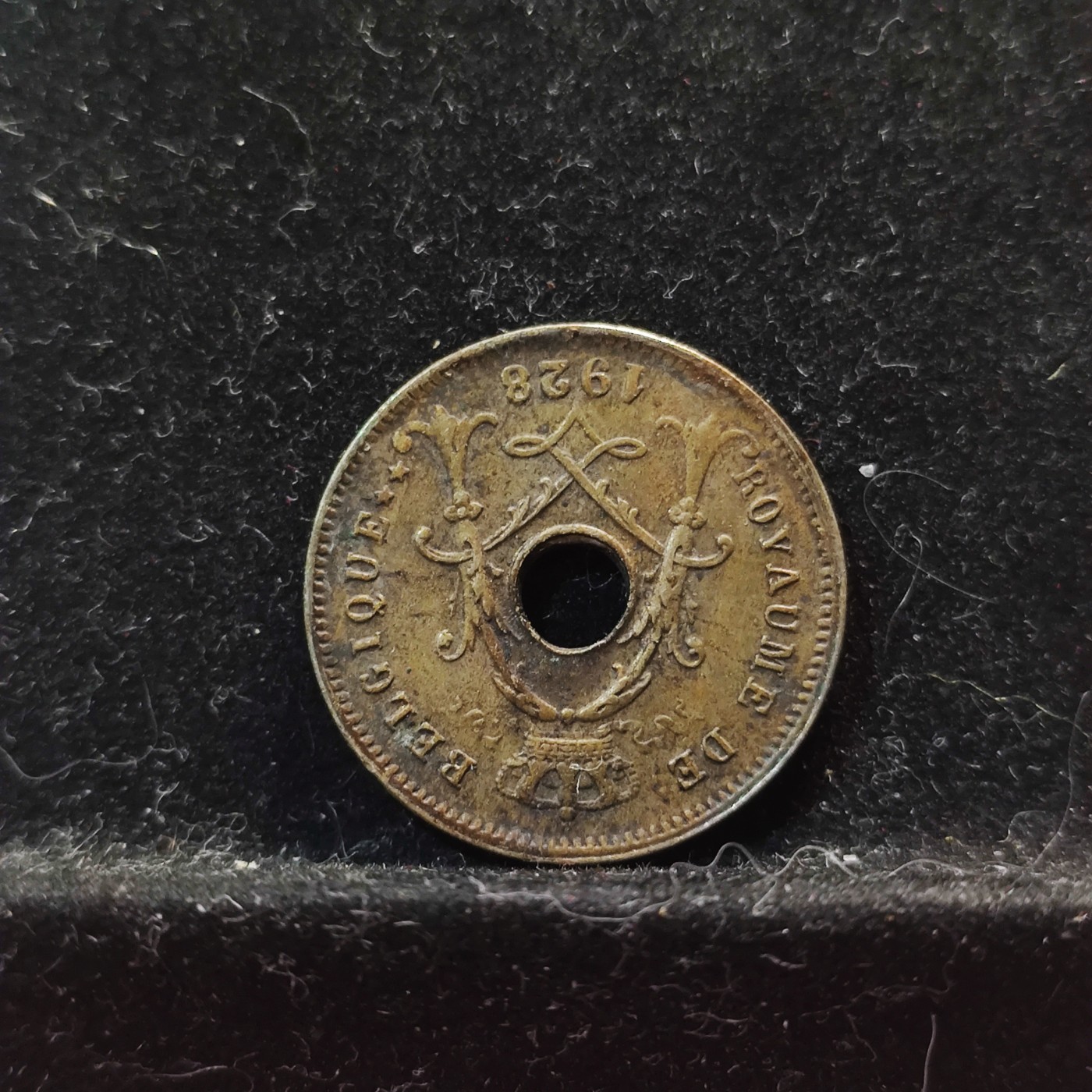 【城南旧事】世界钱币专场-五一精品场 比利时1928年5分好品色彩很好