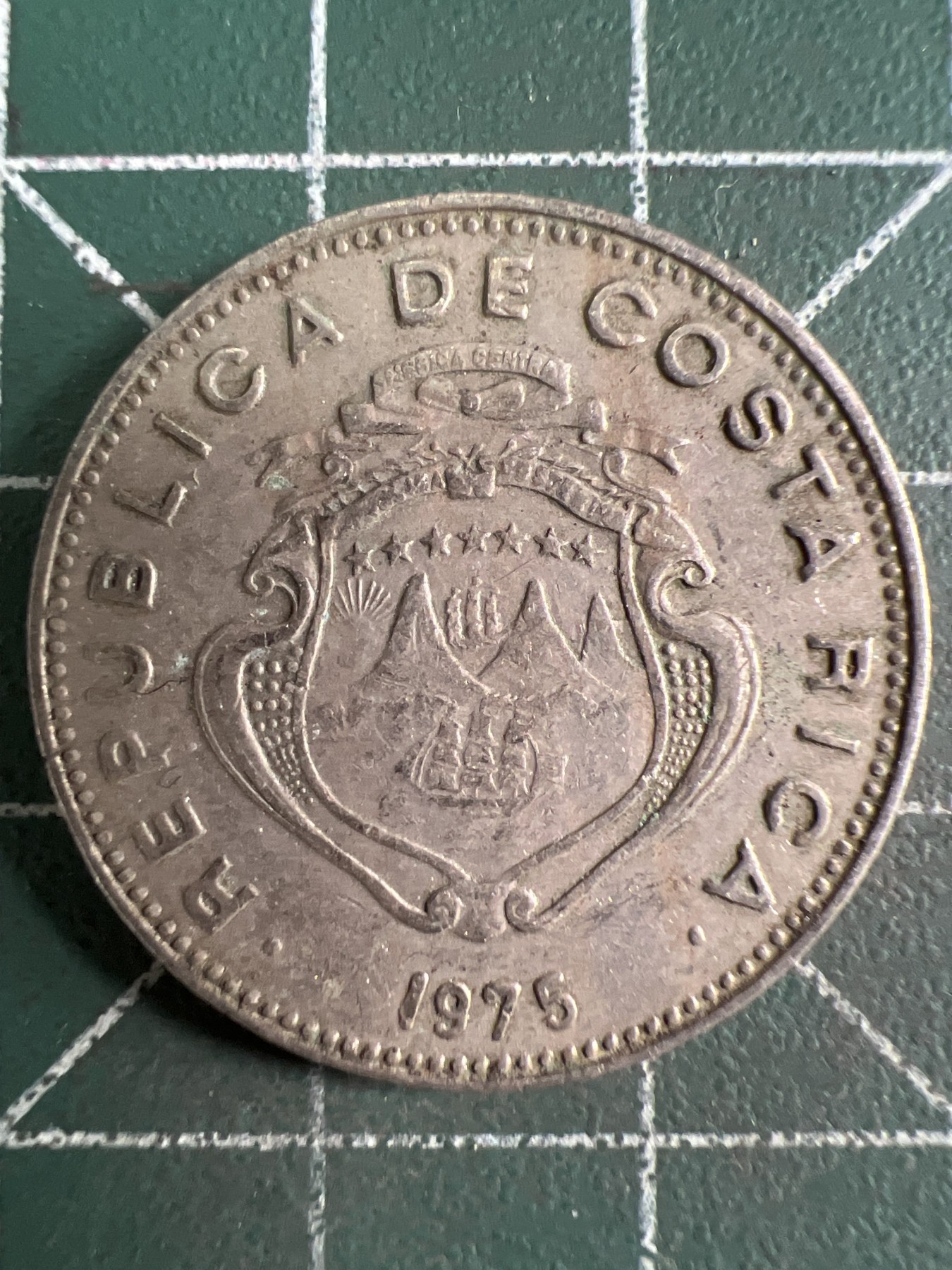 第590期 硬币专场 （无押金，捡漏，全场50包邮，偏远地区除外，接收代拍业务） 哥斯达黎加50分 1975年