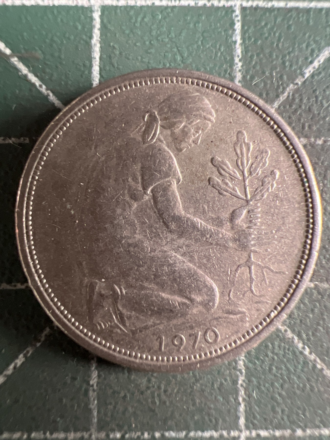 第610期 硬币专场 （无押金，捡漏，全场50包邮，偏远地区除外，接收代拍业务） 德国50分 D