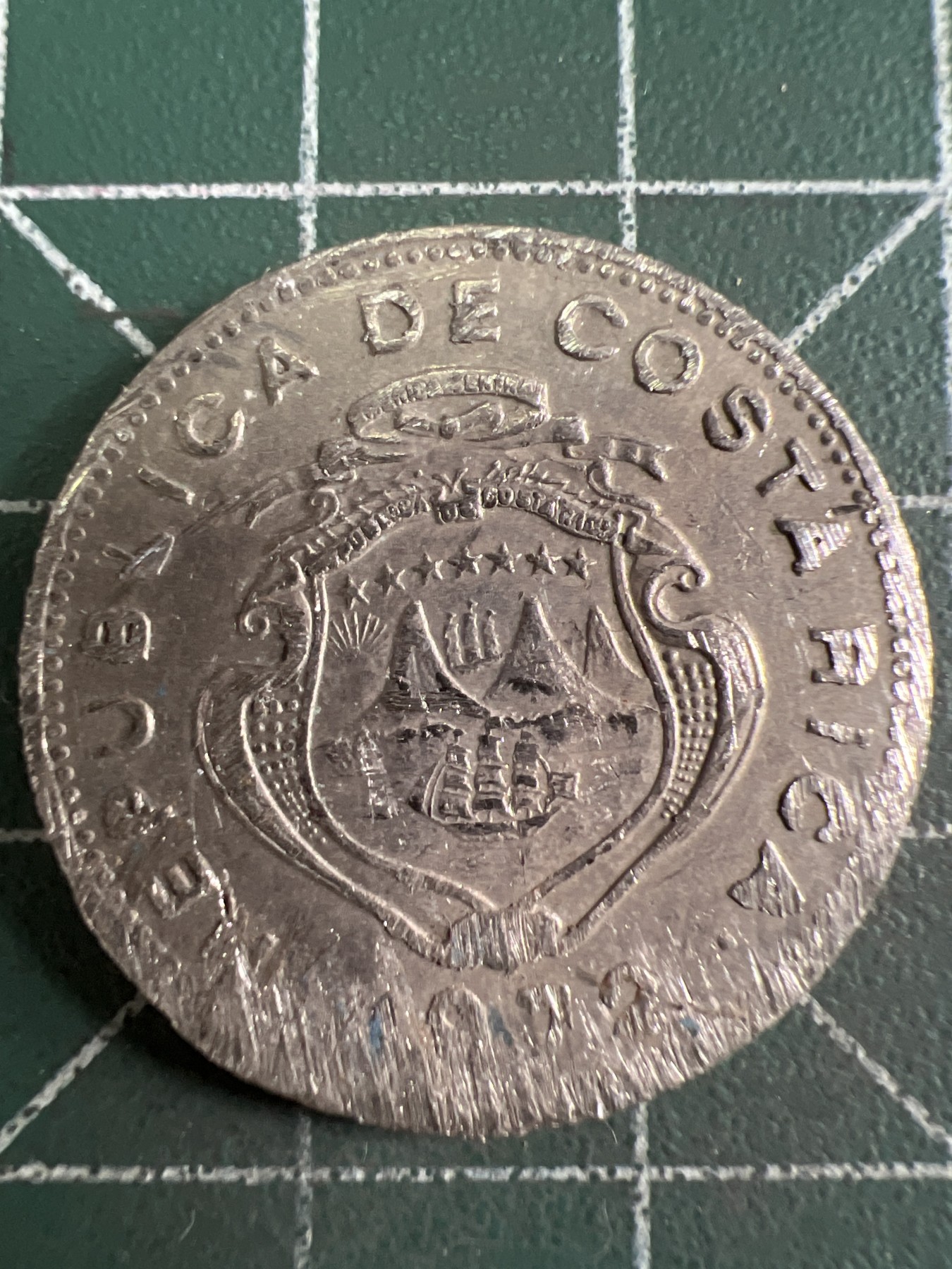 第625期 硬币专场 （无押金，捡漏，全场50包邮，偏远地区除外，接收代拍业务） 哥斯达黎加50分 1972年