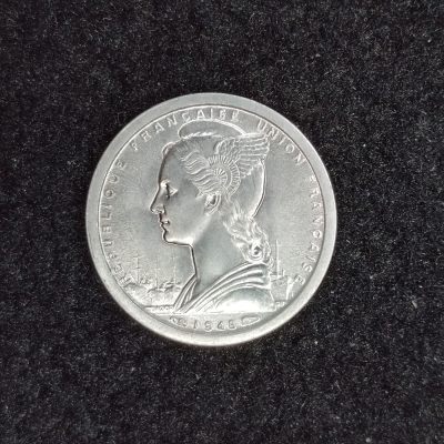 巴斯克收藏第259期 散币专场 5月7/8/9 号三场连拍 全场包邮 - 法属圣皮埃尔和密克隆群岛 1948年 1法郎铝币