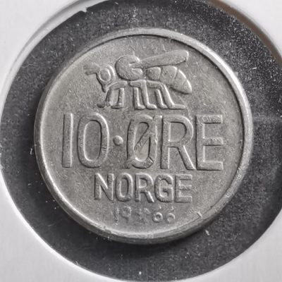 沼泽如烟--第337场 - 挪威1966年10欧尔