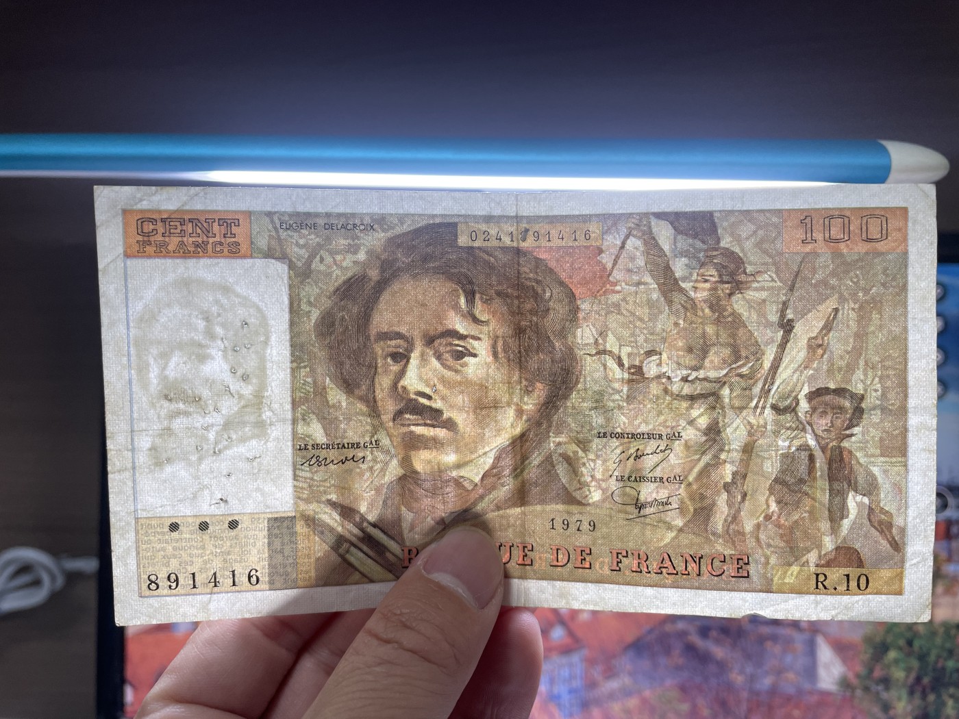 2024年集古藏今外币拍卖第五期-第10场—纸币场，本期拍完结算发货（总第50拍） 1979年法国100法郎