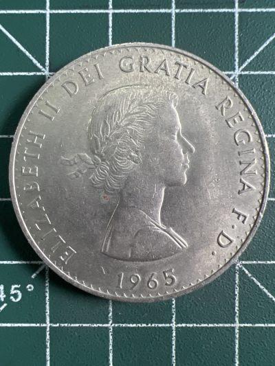 第589期 硬币专场 （无押金，捡漏，全场50包邮，偏远地区除外，接收代拍业务） - 英国丘吉尔大克朗纪念币