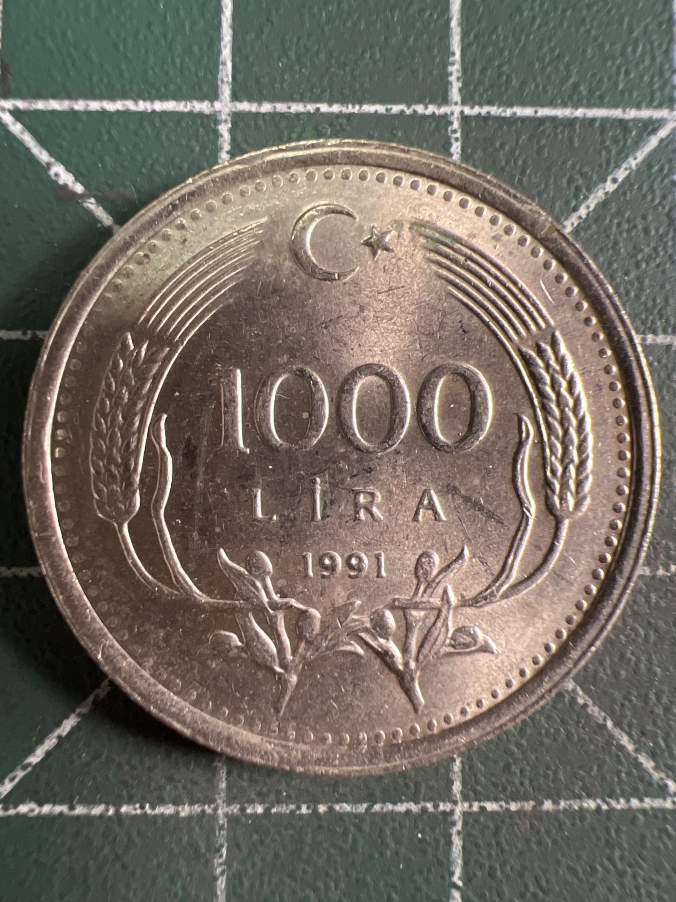 第610期 硬币专场 （无押金，捡漏，全场50包邮，偏远地区除外，接收代拍业务） 土耳其1000里拉