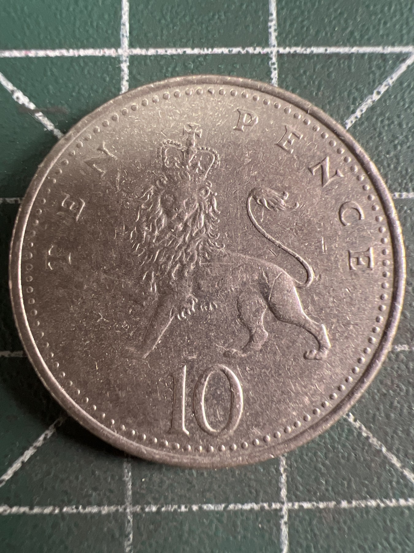 第592期 硬币专场 （无押金，捡漏，全场50包邮，偏远地区除外，接收代拍业务） 英国10便士