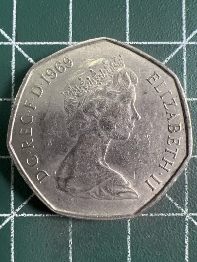 第590期 硬币专场 （无押金，捡漏，全场50包邮，偏远地区除外，接收代拍业务） - 英国50便士