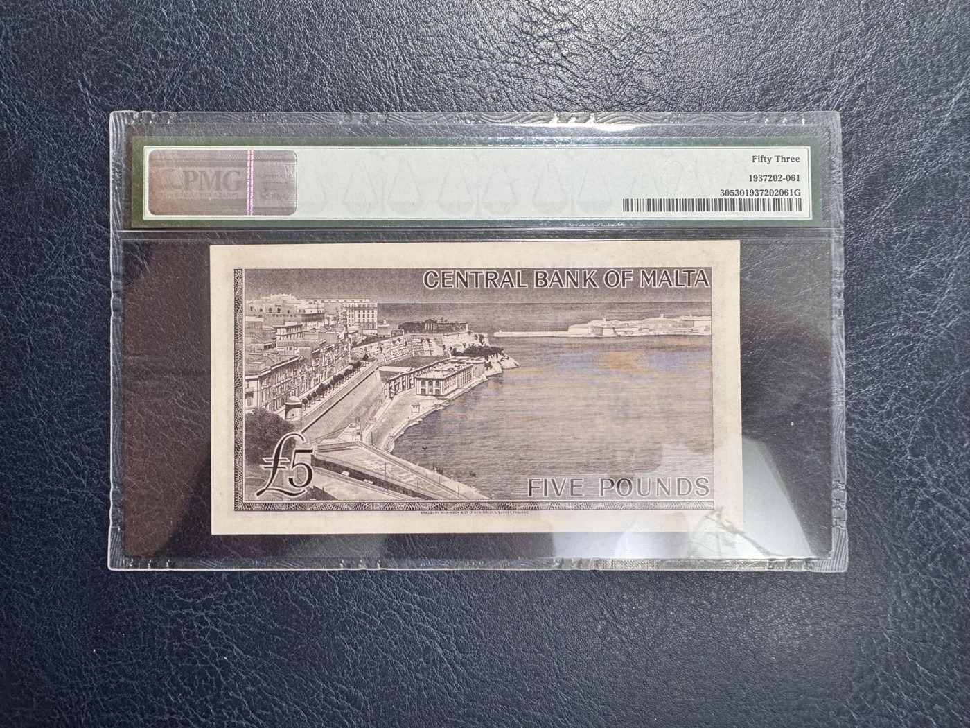 收藏联盟Quantum Auction 第342期拍卖  马耳他1968年5镑 PMG53 戎装女王 