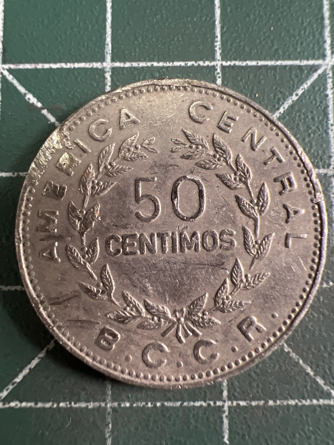 第625期 硬币专场 （无押金，捡漏，全场50包邮，偏远地区除外，接收代拍业务） 哥斯达黎加50分 1972年