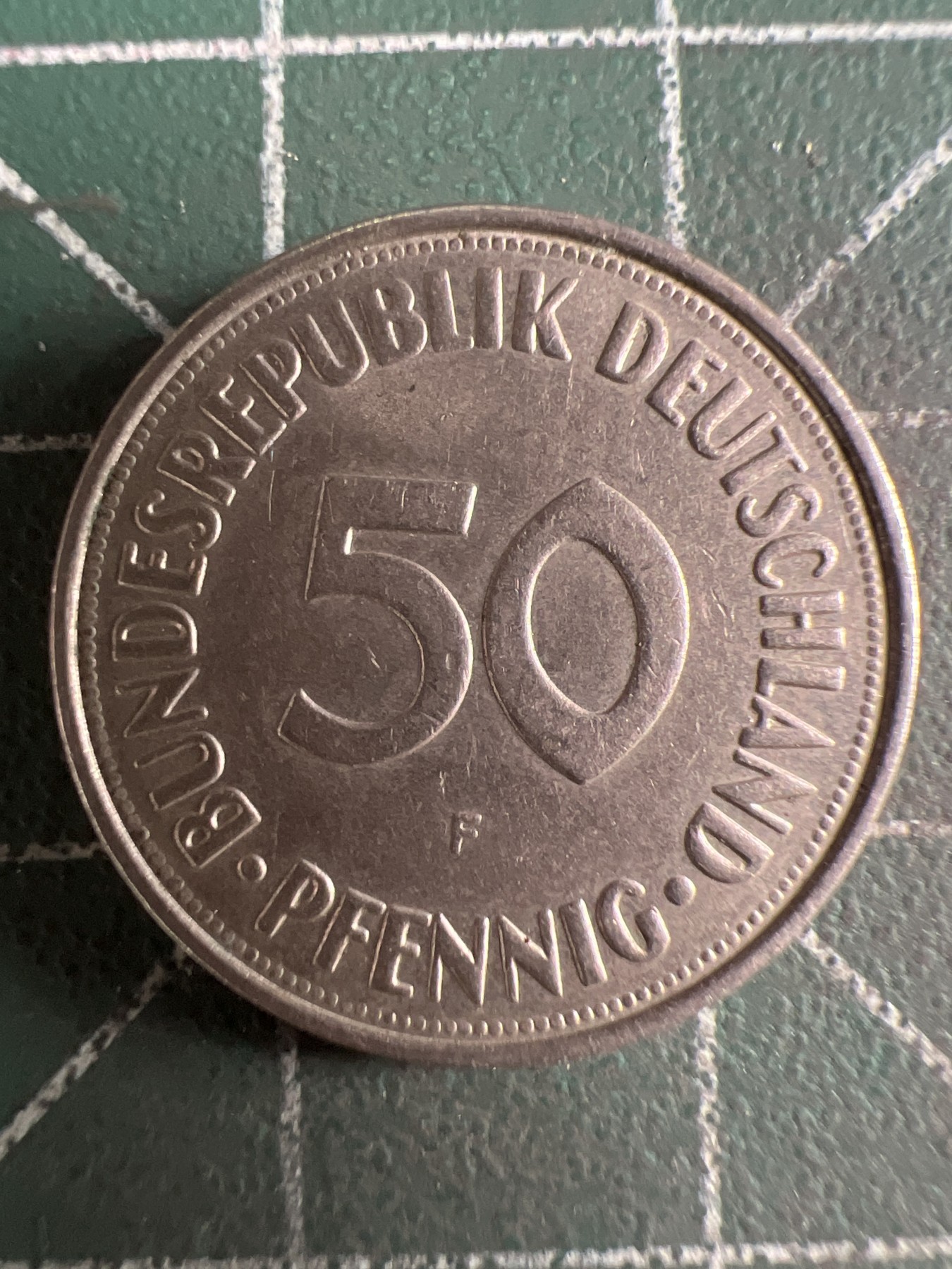 第589期 硬币专场 （无押金，捡漏，全场50包邮，偏远地区除外，接收代拍业务） 德国50分 F