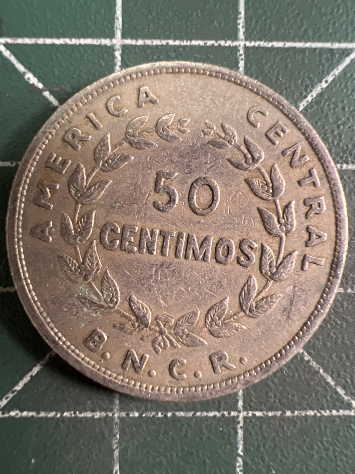 第591期 硬币专场 （无押金，捡漏，全场50包邮，偏远地区除外，接收代拍业务） 哥斯达黎加50分 1948年