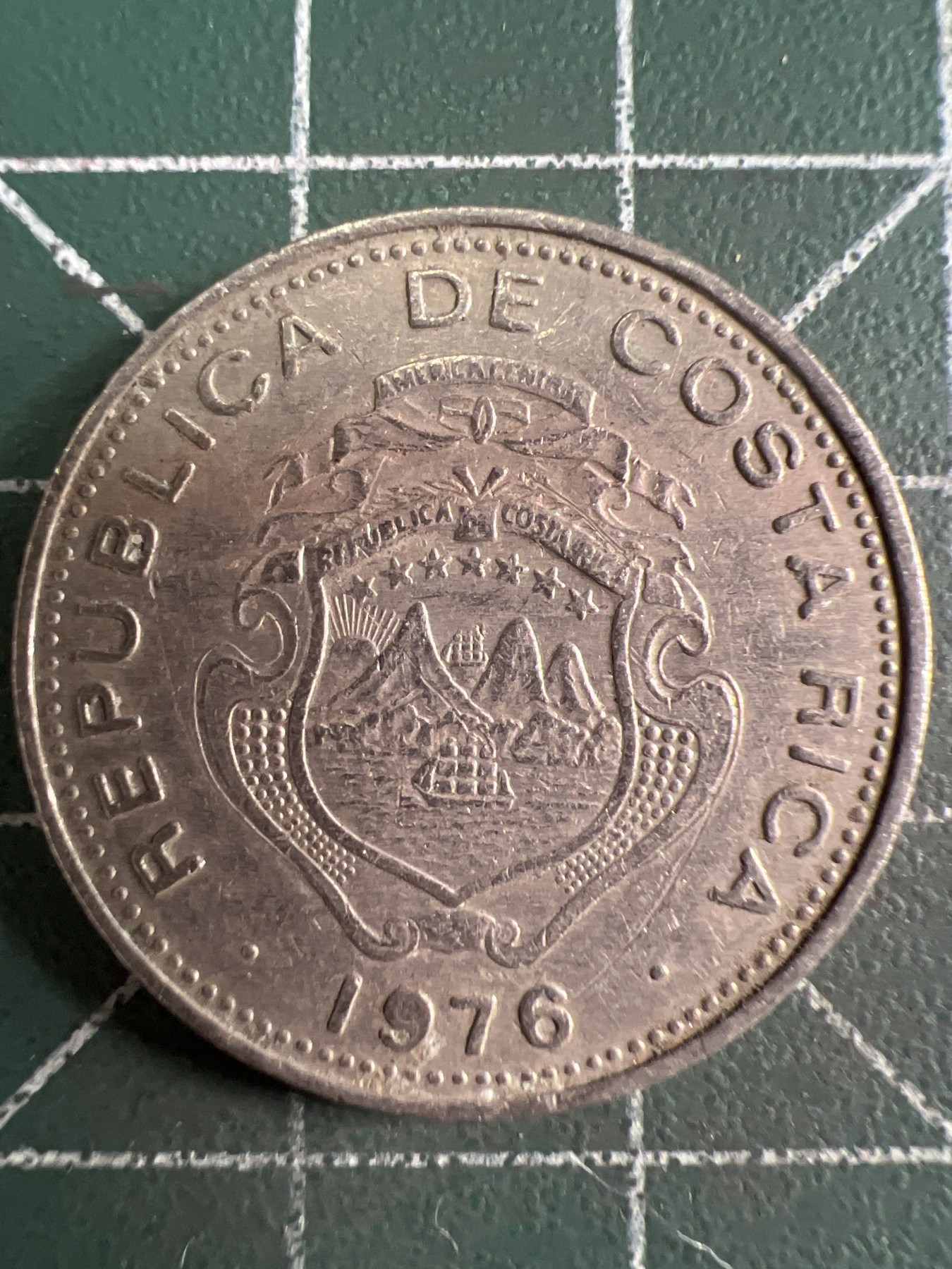 第663期 硬币专场 （无押金，捡漏，全场50包邮，偏远地区除外，接收代拍业务，本店十天发一次货） 哥斯达黎加50分 1976年
