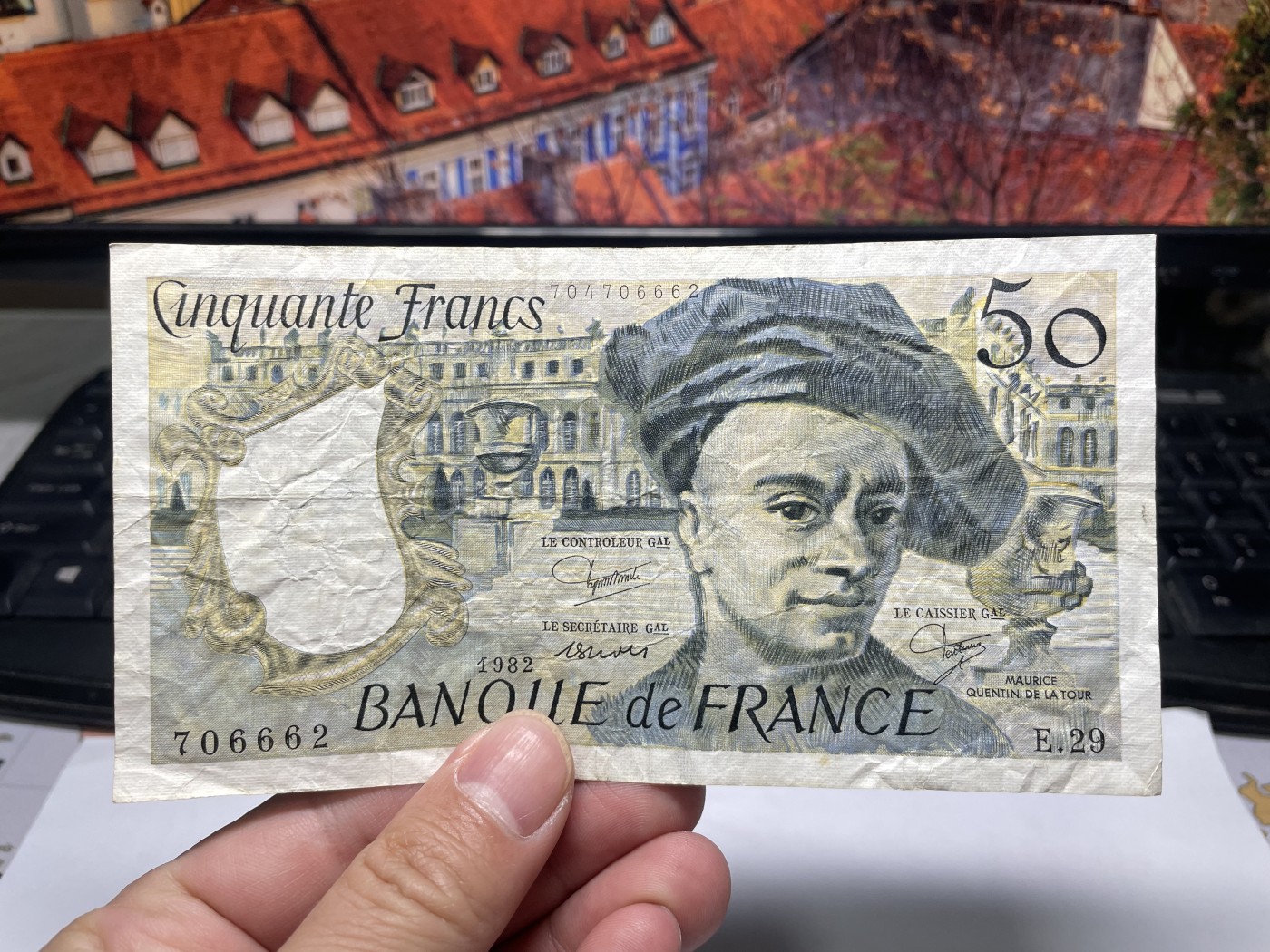 2024年集古藏今外币拍卖第五期-第10场—纸币场，本期拍完结算发货（总第50拍） 1982年法国50法郎