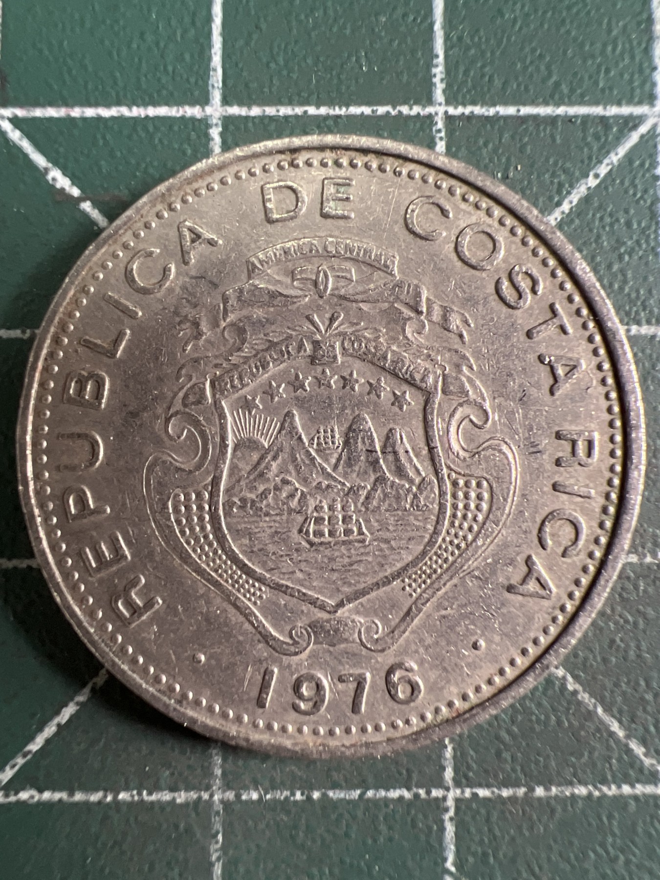 第590期 硬币专场 （无押金，捡漏，全场50包邮，偏远地区除外，接收代拍业务） 哥斯达黎加50分 1976年