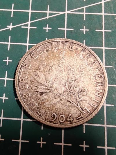 轻松集币无压力 - 法国1904年1法郎银币