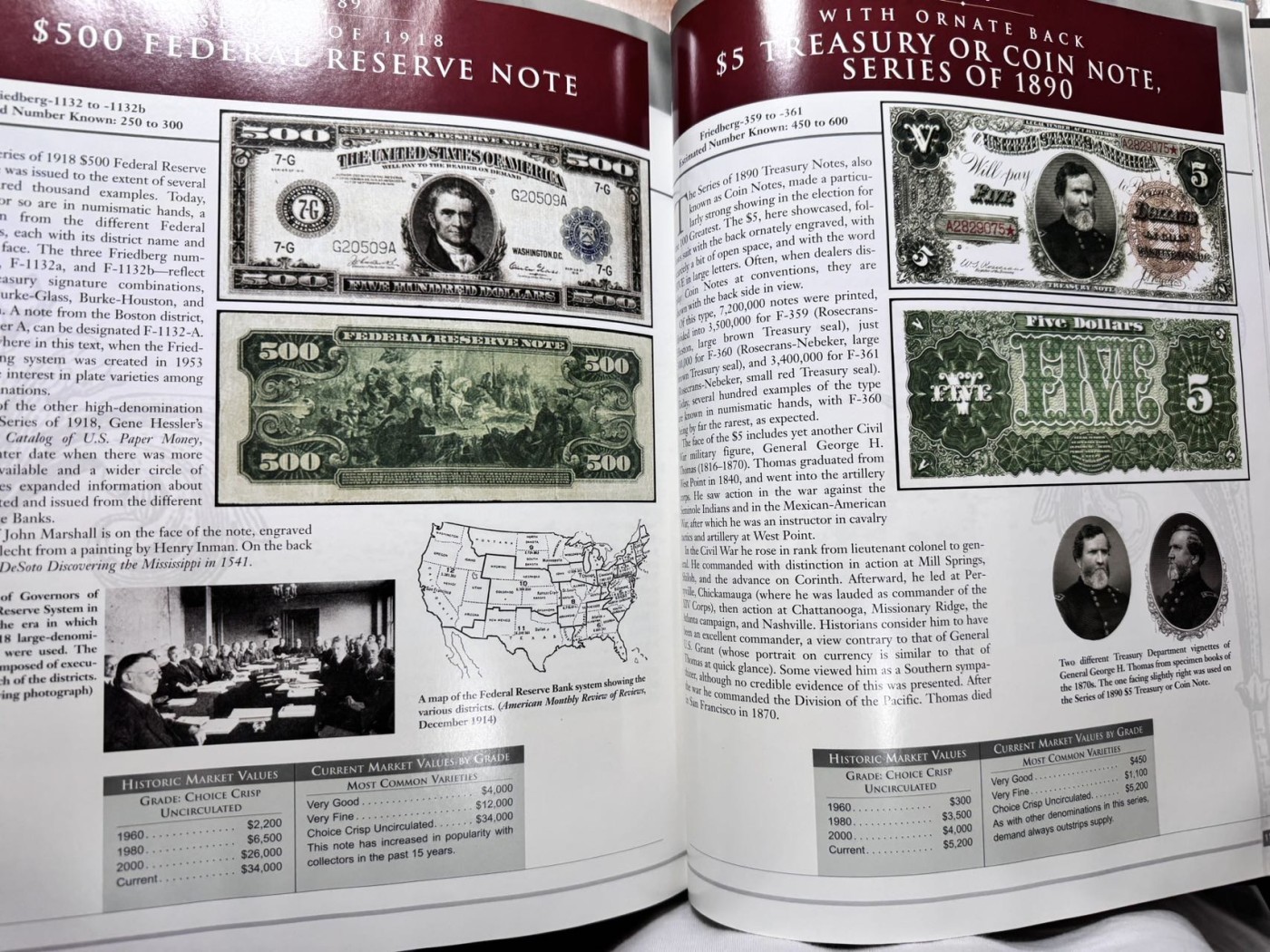 收藏联盟Quantum Auction 第342期拍卖  美国最伟大的100张纸币目录图册（全英文版） 品相如图 非全新书籍 内容详尽 图文并茂 