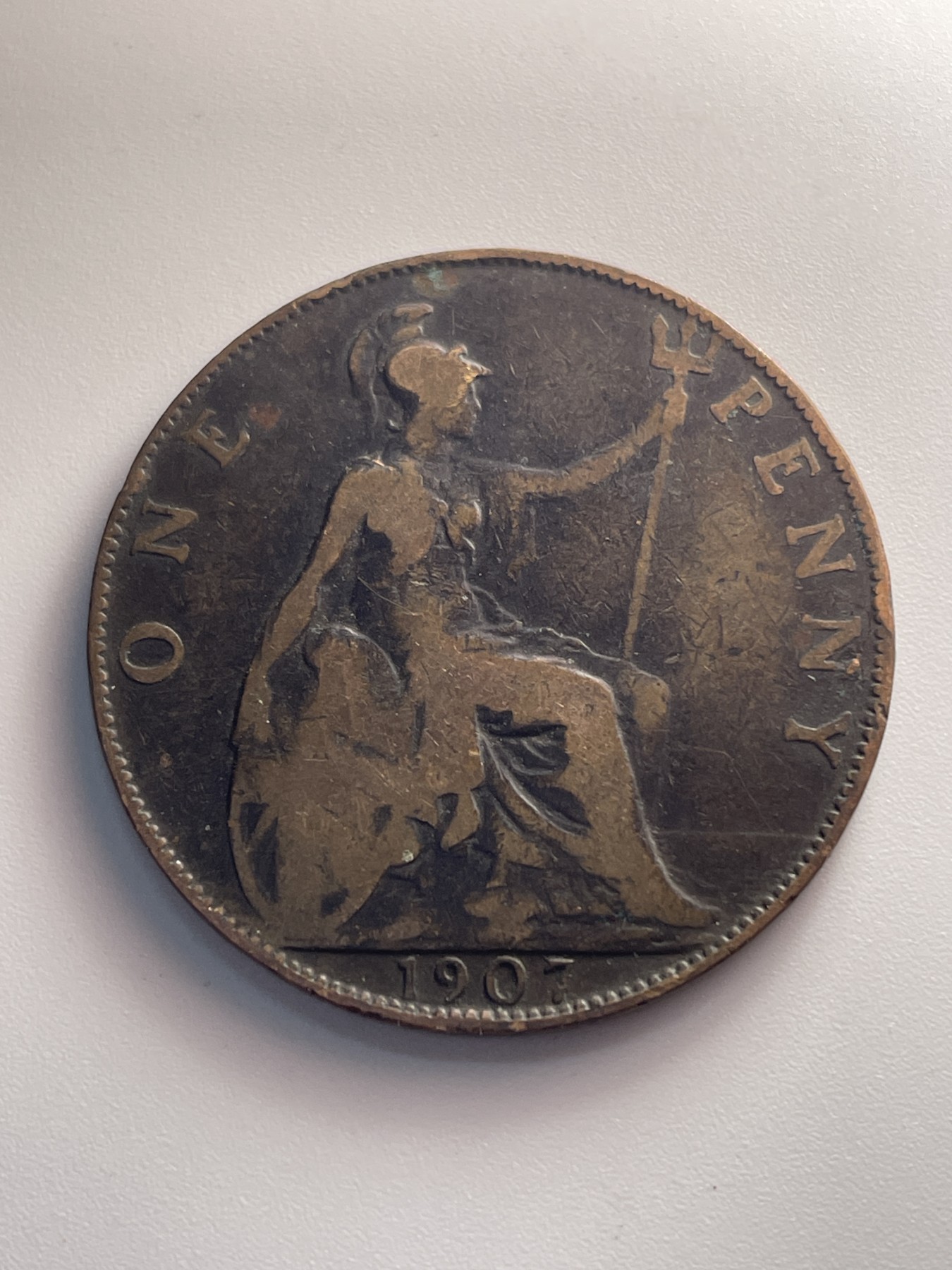 神仙姐姐散币好品专场第三十七期（无佣金满邮自动发出 1907年英国1便士