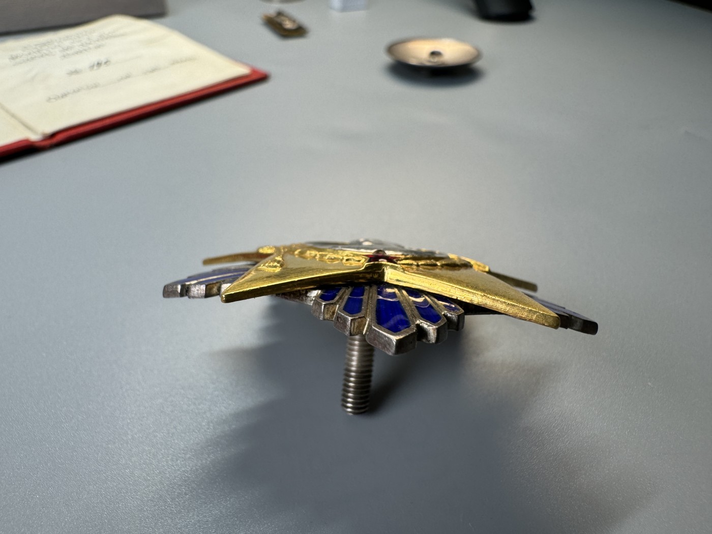 秋玥章舍第二期 苏赫巴特勋章带证书略章239