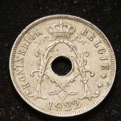🌹外币初藏🌹🐯第18场 每周二四六晚8点 - 比利时1922年25分