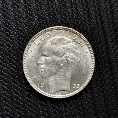 道一币馆币章第五十九场 - 比利时1935年利奥波特三世20法郎银币