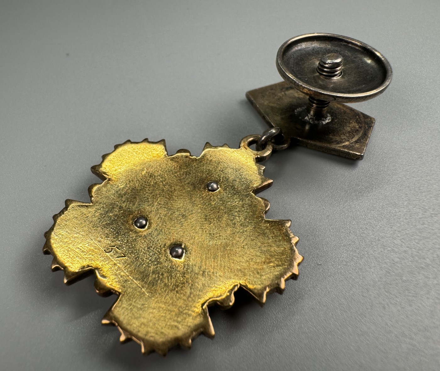 秋玥章舍第二期 c蒙古劳动英雄称号金索云宝奖章（苏联金制）57