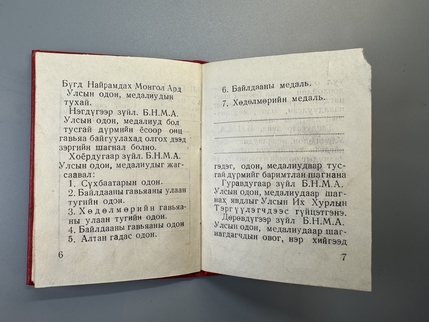 秋玥章舍第二期 苏赫巴特勋章带证书略章239
