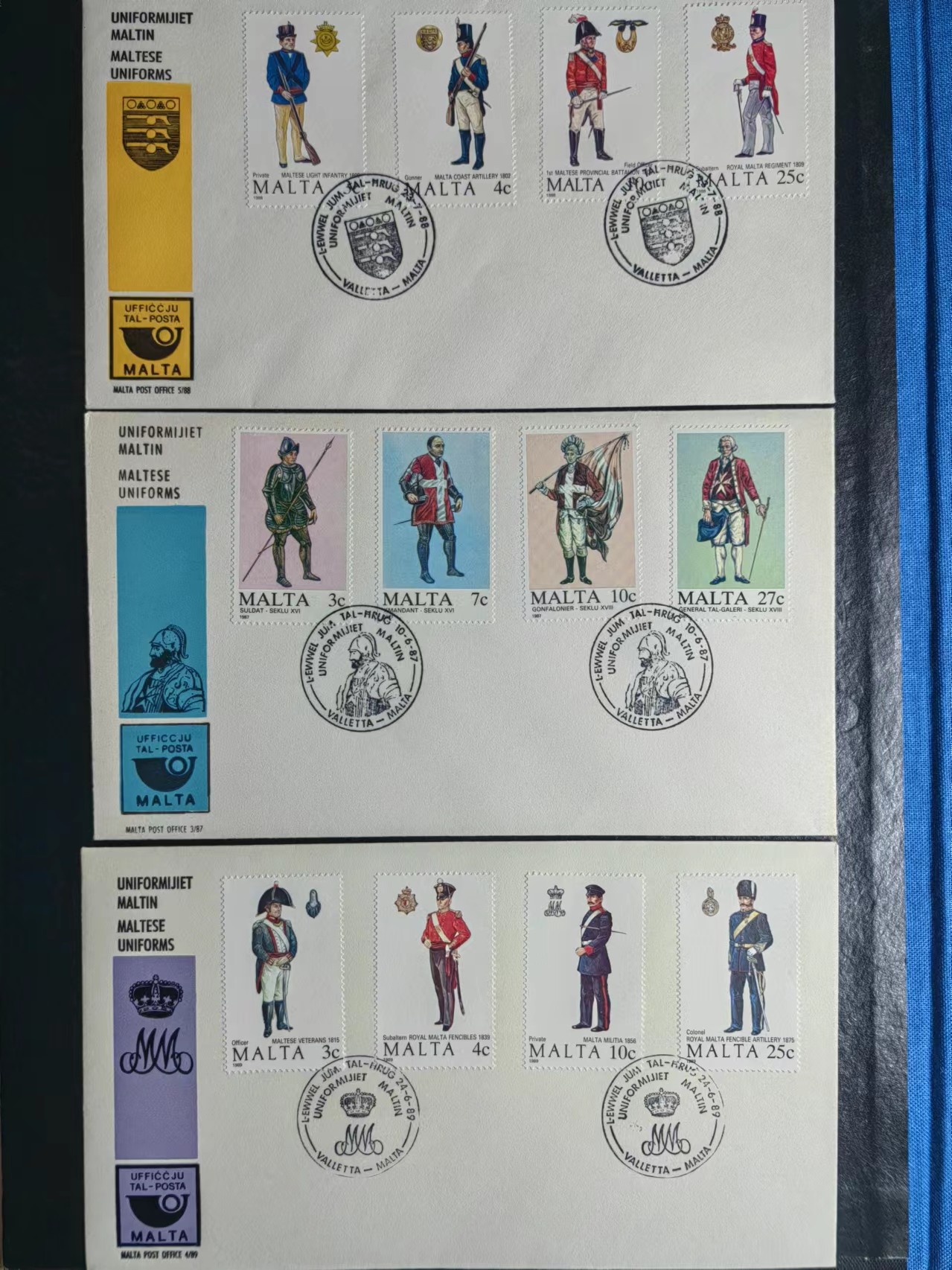 多国邮品✌（拍卖专场）精品🔥专场 第65场 马耳他共和国历史战士服装（全新）