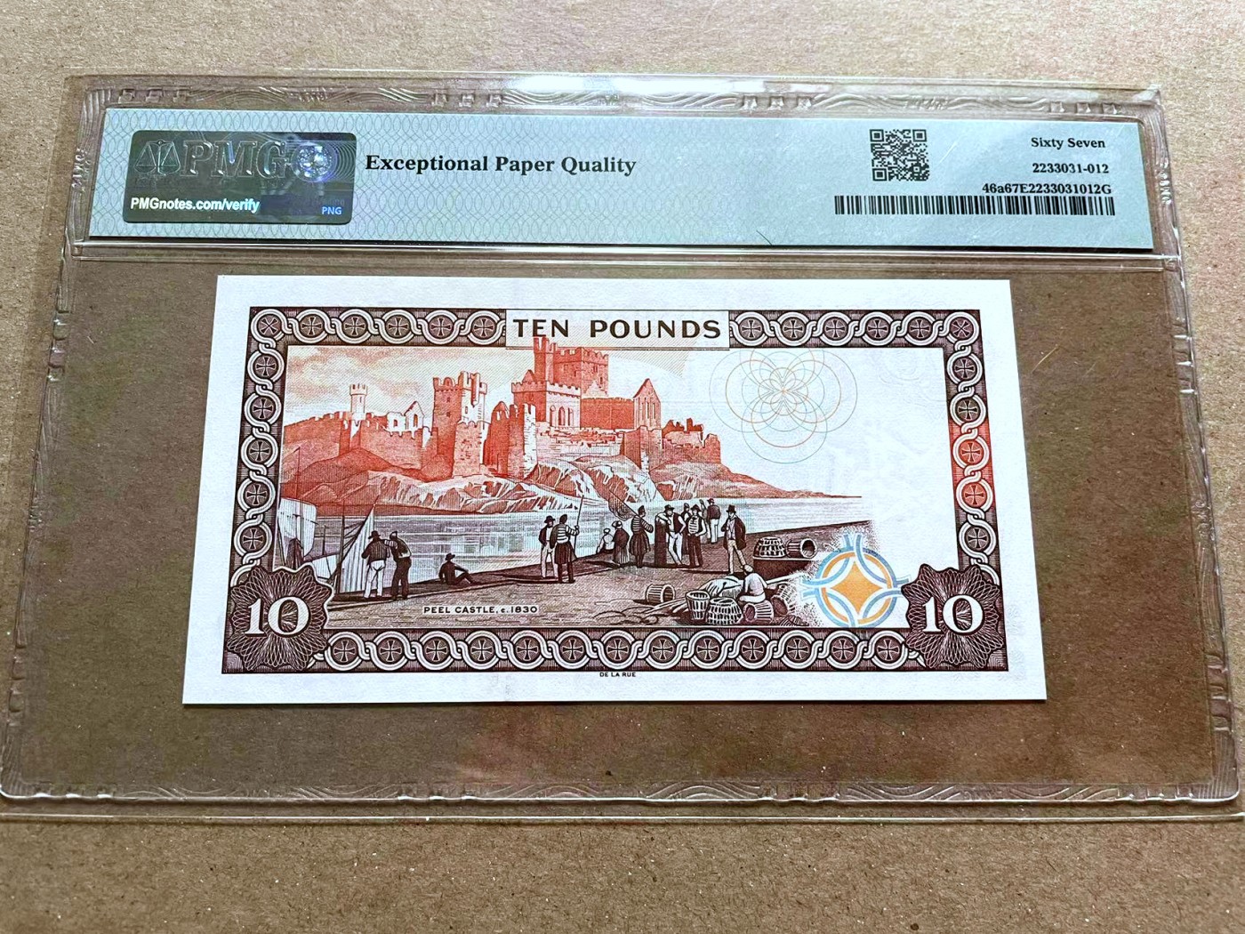 【Blue Auction】✨世界纸币精拍第470期【精】 马恩岛 2007年10镑 女王 PMG67EPQ 高分